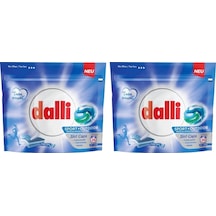 Dalli Spor Kıyafetleri İçin Tablet Çamaşır Deterjanı 3'ü 1 Arada 24 Yıkama 2'li Set