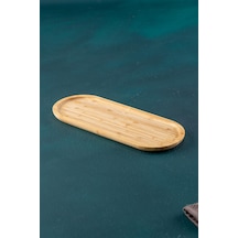 Acar Bambu Oval Sunum Tabak - 33 Cm