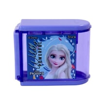 Kalemtıraş Frozen Hazneli 3 Bıçaklı Mor 44676