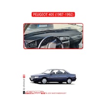Peugeot 405 1987-1992 Torpido Koruma Halısı Kırmızı Kenar