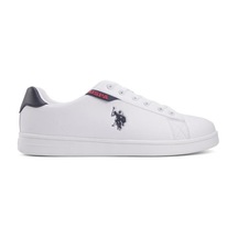 U.s. Polo Assn. Costa Wmn 4fx Kadın Sneaker Ayakkabı Beyaz Laci Kırmızı 36-40 001