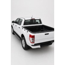 Ford Ranger 2019 Ve Sonrası Uyumlu Kasa Kenar Koruması 3 Parça Abs Mat Siyah