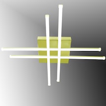 Tt036-sr Tt Ayd. Hashtag Gün Işığı Sarı Kaplama Led Avize Gold