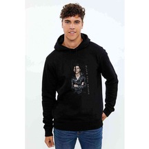 Black Veil Brides Andy Baskılı Siyah Erkek Örme Kapşonlu Sweat (531012240)