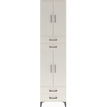 Arges Dolap 3 Raflı 4 Çekmeceli 4 Kapaklı 60x30x243 Aytaşı-ay... Aytaşı