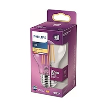 Led Classic 60w A60 E27 Non-dim 2700k Sarı Işık Led Filament Ampul