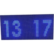 Mavi Dijital Led Saat Kasa Ölçüsü: 16x32 Cm