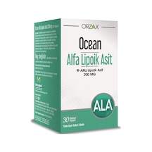 Ocean Alfa Lipoik Asit 200mg 30 Kapsül Ocean Alfa Lipoik Asit 200mg 30 Kapsül