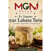Mgn Ev Yapımı Beyaz Lahana Turşusu 1 Kg