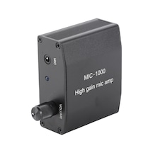 Moveevo Mikrofon Amfi 1000x Zayıf Ses Çoğaltıcı Alc Kontrol 3.5mm Arayüzlü Usb Şarjlı Alüminyum Kasa