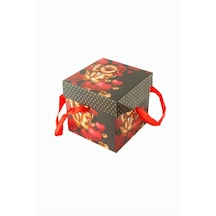 Love Yazılı Kare Hediyelik Kutu 10 Cm Belirtilmemiş