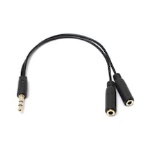 3.5 Mm Erkek Ve 2 Stereo Dişi Kulaklık Çoklayıcı Kablo Ve Ses Sistemi Kablosu Aux Streo Çoklayıcı Kablo 194