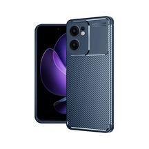 Oppo Reno 13f Kılıf Auto Focus Karbon Kapak - Lacivert 0.2M-Çok Renkli
