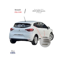 Renault Clio 5 Hb Krom Kapı Kolu 4 Kapı 2019 2024 Paslanmaz Çelik