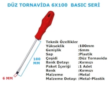 Koçtaş Basic Serisi Düz Tornavida 6x100