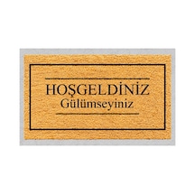 Desenli Kapı Önü Balkon Banyo Mutfak Paspası Dijital Baskı 40 X 60 Cm Kahverengi - 931346223 Kahverengi