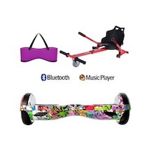 Citymate Elektrikli Kaykay Hoverboard Akıllı Denge 6.5 Inch + Hoverkart + Çanta Extrem1 Paket D04