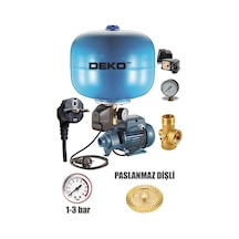 Deko Vqb60 24lt Paslanmaz Tanklı Otomatik Paket Hidrofor 2 Kat