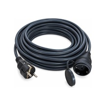3x1.5mm%100 Bakır Ttr Topraklı Seyyar Uzatma Kablosu Siyah, 5 Metre Diger