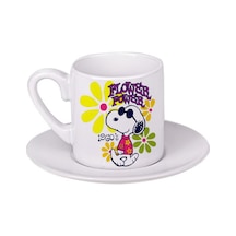 Snoopy Türk Kahvesi Fincanı Beyaz