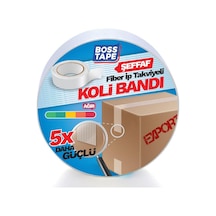 Boss Tape İp Takviyeli Çok Güçlü Koli Bandı En:45mm Boy:25mt 10
