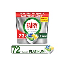 Fairy Platinum Limon Kokulu Bulaşık Makinesi Deterjanı 72 Tablet