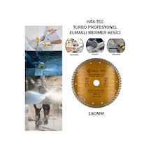 180 Mm Turbo Profesyonel Elmaslı Mermer Kesici Seramik, Porselen, Mermer Ve Granit Kesici