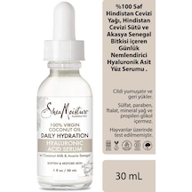 Shea Moisture Hindistan Cevizi Yağlı Günlük Nemlendirme Hyaluronik Asit Yüz Serumu 30 ML