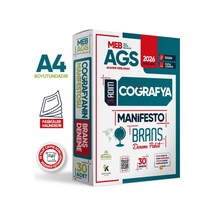 2026 MEB AGS 3 Adım Coğrafya Manifesto Branş Deneme Paketi 30lu Fasikül Seti Özgün Dijital Çözümlü