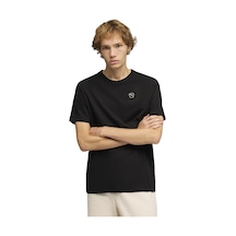 Puma Ess Elevated Erkek Siyah Günlük Stil T-shirt 69570301 Siyah