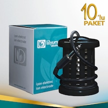 Lilyum İyon Elektrot Array Ayak Cihazı Siyah 10'lu Paket