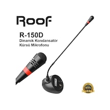 Roof R-150d Dinamik Kondansatör Kürsü Mikrofonu