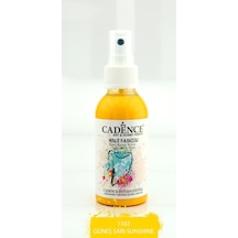 Cadence Your Fashion Sprey Kumaş Boyası 100Ml - 1102 Güneş Sarı