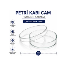 Labolist Kapaklı Petri Kabı Cam 100 MM