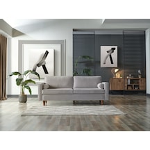 Vipa Cord Rio Üçlü Koltuk, Modern Ve Şık Tasarım, Rahat Salon Ve Oturma Odası Koltuğu