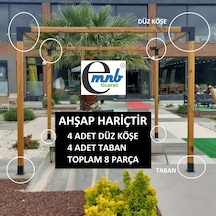 Mnbe Pergule Pegole Pergola Kamelya Montaj Aparatı Düz Sistem Set