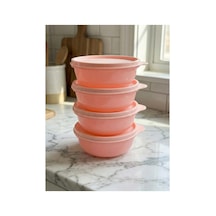 Şeker Kaplar 4'lü 300 Ml, Saklama Ve Servis Kabı 4'lü Set 300 Ml Pembe