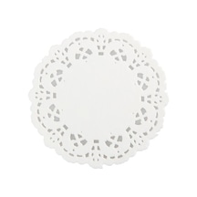 Dantelli Bardak Altlığı 500 Adet 9 - 12 CM 9 CM Beyaz