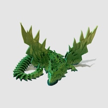 Yeşil Hareketli 3d Ejderha Figür Oyuncak