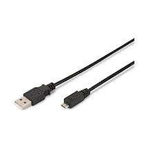 Assmann Ak-300110-010-s Usb 2.0 Bağlantı Kablosu, A - Mikro B Tipi M/m, 1.0m, Usb 2.0 Uyumlu, B Standart