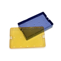 Sterilizasyon Konteyneri 24x15 Cm Mikrovasküler Plastik Cerrahi DezAlet Mikrocerrahi Konteyner