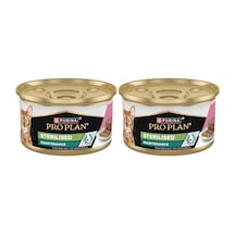 Ton Balıklı Ve Somonlu Kısırlaştırılmış Kedi Konservesi 85 Gr 2li Paket