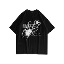 Startmore Unisex R Spider Tshirt Siyah Siyah