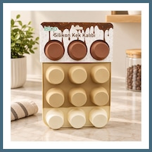 Bezos Silikon Muffin Kek Kalıbı Askılı Agc Çok Renkli