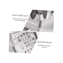 Toddmomy Katlanır Soba Taşınabilir Yakıt Brülörü Yanan Kamp Beyaz Altın - Gümüş