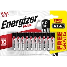 Energizer Alkalin Max AAA İnce Kalem Pil 10'lu