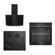Beko New Black Star BFC 210 S - BOCD T 6011 ES - BDE 6050 S 3 Lü Ankastre Set