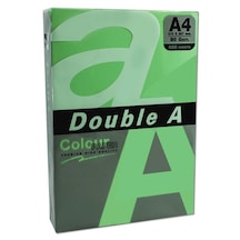 Double A Renkli Kağıt 500 Lü A4 80 Gr Pastel Zümrüt Yeşili 1 Top 500 Adet Kağıt