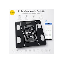 Akıllı Bluetooth Vücut Analiz Baskülü 180kg Hassas Dijital Tartı