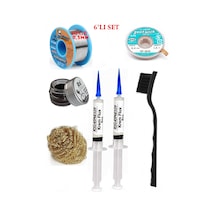 Lehimleme Seti 40 G 0,5 Mm Lehim Teli Cp-3515 Lehim Fitili Flux Lehim Toplama Tek Fırça Seti Tk181